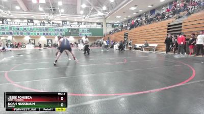 165 lbs Quarterfinal - Jesse Fonseca, Vista Murrieta vs Noah Nussbaum, Poway