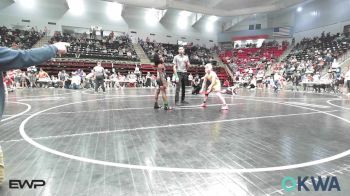 85 lbs Quarterfinal - Jaxon Huffman, Team Tulsa Wrestling Club vs Zayvion Love, HURRICANE WRESTLING ACADEMY