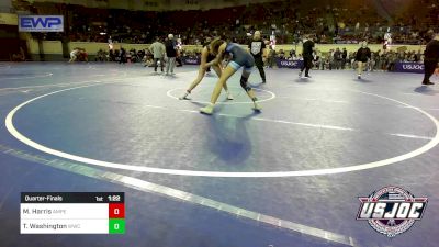 108 lbs Quarterfinal - Mackenzie Harris, Amped Wrestling Club vs Talli Washington, Woodland Wrestling Club