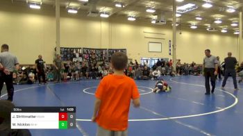 50 lbs Rr Rnd 6 - Jace Strittmatter, Team Round-Up K-8 vs Weston Nicklos, Highland Hornets K-8