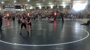 120 lbs Cons. Round 1 - Ezekiel Bromell, Sumner County Wrestling Club vs Jameson Tackett, Eagle Talon Wrestling
