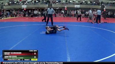 75 lbs Cons. Semi - Sawyer Ryks, Berge Elite Wrestling Academy vs Brody Schroeder, Mn Elite