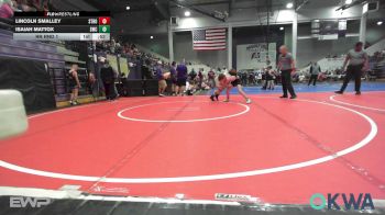 80 lbs Rr Rnd 1 - Lincoln Smalley, Stroud Youth Wrestling Club vs Isaiah Mattox, Salina Wrestling Club