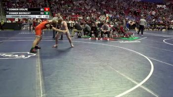 3A-215 lbs Champ. Round 1 - Connor Stolpe, Dallas Center-Grimes vs Conner Bistricky, Prairie, Cedar Rapids