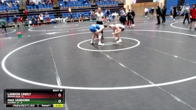 150 lbs Round 4 - Landon Lindly, Broken Bow vs Max VanHorn, Kearney JV