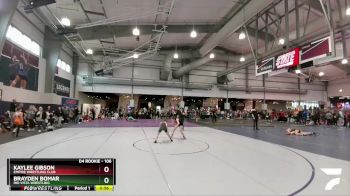 106 lbs Cons. Round 2 - Brayden Bomar, Rio Vista Wrestling vs Kaylee Gibson, Empire Wrestling Club
