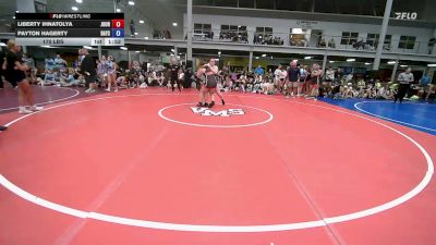 170 lbs Rr Rnd 1 - Liberty Ihnatolya, Journeymen Wrestling - Girls vs Payton Hagerty, Bayside Baddies - Girls