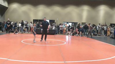 62 lbs Quarters - Sianna Fauntleroy, Empire Girls Wrestling vs Eva Encarnacion, Headhunters Wrestling Club