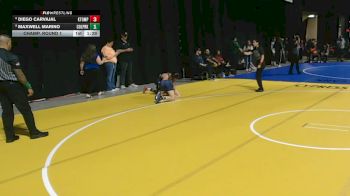 6A 113 lbs Champ. Round 1 - Maxwell Marino, Conroe Woodlands College Park vs Diego Carvajal, Katy Tompkins