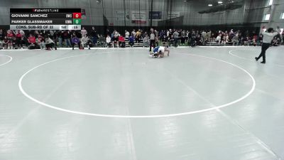 150 lbs Cons. Sub-rd Of 32 - Parker Glassmaker, Iowa vs Giovanni Sanchez, Duran Wrestling Club