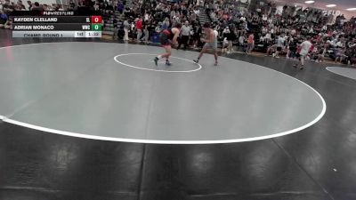 175 lbs Champ. Round 1 - Adrian Monaco, Wichita Wrestling Club vs Kayden Clelland, Silver Lake