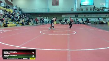 157 lbs Champ. Round 1 - Chrisian Royal, Liberty vs Nick Peterson, Sherwood