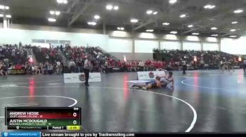 184 lbs Round 5 (6 Team) - Justin McDougald, Niagara Community College vs Andrew Hesse, Joliet Junior College