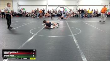 100 lbs Round 1 (8 Team) - Chase Williams, Kraken vs Noah Meza, Black Fox Wrestling