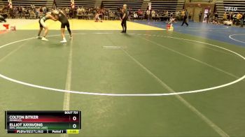 150 lbs Semifinal - Elliot Xayavong, WML (Windom/Mountain Lake) vs Colton Bitker, Minneota