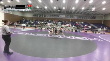 135 lbs 1st Place Match - Carlee Roth, Thunder Basin vs Leona Vickers, Worland