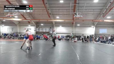 130 lbs Cons. Round 4 - Ava Stephan, Clermont Northeastern High School vs Brooklyn Hover, Lakota West High School