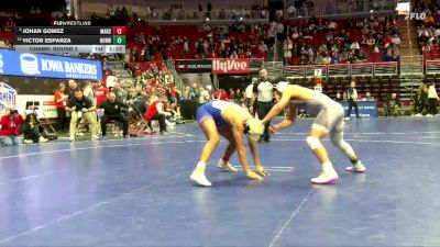 3A-190 lbs Champ. Round 2 - Johan Gomez, Marshalltown vs Victor Esparza, Norwalk