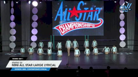 Studio 22 - Mini All Star Large Lyrical [2025 Mini - Contemporary/Lyrical Day 1] 2025 ASCS Dance Grand Nationals & Cheer Showdown