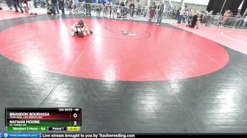 59 lbs Cons. Round 5 - Brandon Bourassa, Team Real Life Wrestling vs Nathan Moore, St. Maries WC