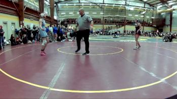 130 lbs Champ. Round 1 - Marisa McCartin, Brunswick High School vs Myranda Streng, Marysville