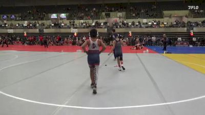 95 lbs Cons. Semi - Gabe Dawson, American Outlaws Wrestling vs Ari McKenna, Maverick Training Center