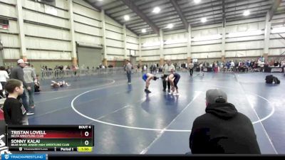 115 lbs Champ. Round 1 - Sonny Kalai, Bear River Junior High Wrestling Club vs Tristan Lovell, Delta Wrestling Club