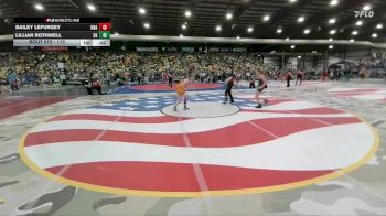 115 lbs 5th Place Match - Bailey Lefurgey, Unattached vs Lillian Rothwell, Stillwater Gladiators