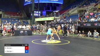 112 lbs Quarters - Gabriella Gomez, Illinois vs Janessa George, Colorado