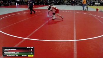 110 lbs Semifinal - Finn Obermoller, UCB (United Clay Becker) vs Landon Kassel, Willmar
