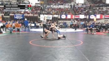 A - 138 lbs Cons. Round 2 - Quinn Wissenbach, Corvallis vs Jordan Warner, Frenchtown
