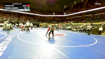 126 Class 3 lbs Champ. Round 1 - Jaylen Civil, Warrensburg vs Markell Kimmins, Parkway North