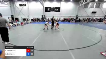 95 lbs Semifinal - Lilli Cooper, Midwest Black Mambas Team 2 vs Cordy Zolata, WOW South