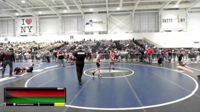 78 lbs Cons. Round 2 - Kyle Oakes, Club Not Listed vs Luca Greco, Niskayuna You Wrestling