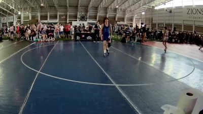 126 lbs Cons. Round 3 - Lucas Nevins, Idaho vs Cash Fields, California