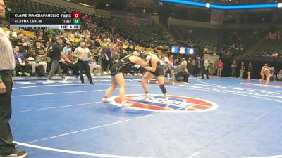 190 Class 2 lbs Champ. Round 1 - Claire Mangiapanello, Francis Howell vs Alayna Leslie, Staley