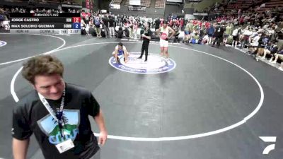 215 lbs Jorge Castro, IEWA - Inland Empire Wrestling Association vs Max Solorio Guzman, CMWA - Coastal Mountain Wrestling Association