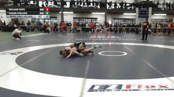 110 lbs Quarterfinal - William Soto, Newburgh Free Academy vs Chase Phillips, Ward Melville