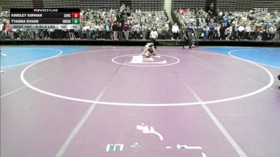 Final - Kinsley Kirwan, Shore Elite Wrestling Club vs Tyanna Evans, Orchard South WC