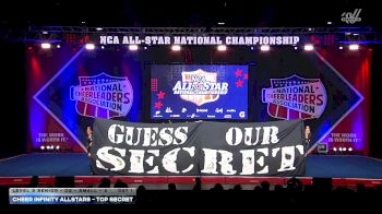 Cheer Infinity Allstars - Top Secret [2026 L3 Senior - D2 - Small - A Day 1] 2026 NCA All-Star National Championship
