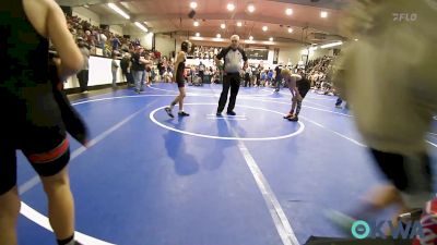 80 lbs Round Of 16 - Ruger Fierro, Coweta Tiger Wrestling vs Ledger Dukes, Jenks Trojan Wrestling Club