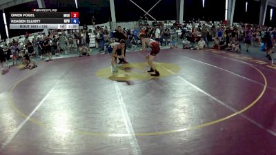 126 lbs Cons. Round 3 - Owen Fogel, Michigan vs Keagen Elliott, Michigan Premier WC