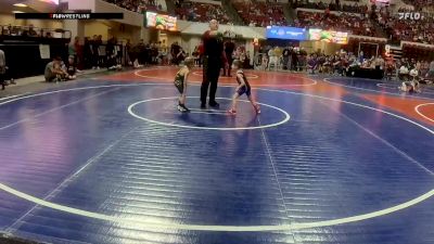 43 lbs Cons. Round 2 - Tizer Mummey, Bearcats Wrestling Club Helena vs Daxon Wood, Havre Wrestling Club