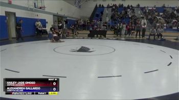 131 lbs Cons. Round 2 - Alexandrea Gallardo, Cerritos College vs Hailey-Jade Omoso, Simpson University