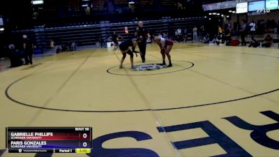 170 lbs Round 2 - Paris Gonzales, Schreiner University vs Gabrielle Phillips, Schreiner University