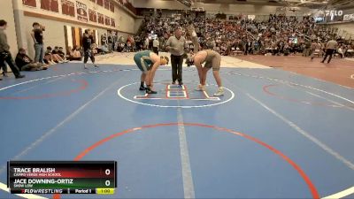 215 lbs Cons. Round 2 - Trace Bralish, Campo Verde High School vs Jace Downing-Ortiz, Show Low