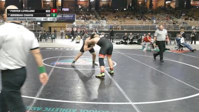 215 2A 1st Place Match - Porter Loveland, Middleburg vs Jeremiah Chavis, Lake Gibson