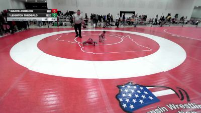 53 lbs 1st Place Match - Leighton Theobald, Wisconsin vs Marek Ashburn, No Nonsense Wrestling