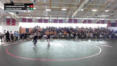 190 lbs Round Of 16 - Jayden Masse-Lerouge, Leominster vs Nathan Malandain, Shawsheen