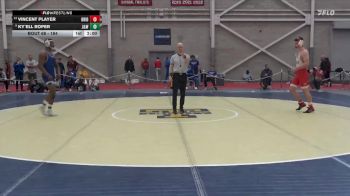 184 lbs Champ. Round 1 - Ky`ell Roper, Johnson & Wales (RI) vs Vincent Player, Bridgewater State